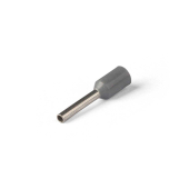 LD405-0758 Серый наконечник штыревой втулочный изолированный НШВИ 0,75-8 (DIY упаковка 25 шт) 
