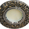 8585-2, 15*2835 SMD, MR16 50W G5.3, черный-золото, серебро
