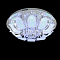 LV 8186/10 CH G4 12V*20W  L55 W55 H16/LED синий+белый