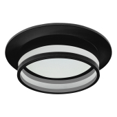 DL502 LUNA 15W 230V GX53 черный, круг, без лампы