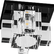 1525 10W  220V/50Hz 600Lm 2700K прозрачный, черный