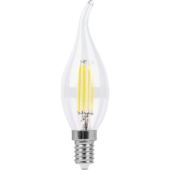 LB-74 9W 230V E14 2700K филамент С35Т прозрачная свеча на ветру