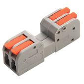 LD221-422 (упак 50 шт) клемма 4-проводная STEKKER