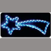 LT009 230V 4м LED белый+красный, 24 LED/1м, 9.6W, 20mA, с контроллером, IP44, шнур 1,5м х1мм камета