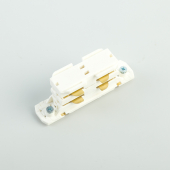 PRO-0433 Коннектор прямой для шинопровода белый
