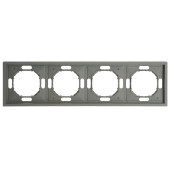 PFR00-5004-10 Рамка 4-местная, платиново-серый.