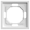 PFR00-5001-01 Рамка 1-местная,белый фарфор.