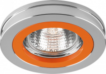DL212, MR16, G5/3 хром, оранжевый, светильник потолочный