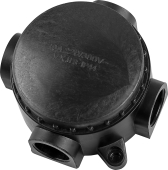 КЭМ 1-10-4Б Монтажная разветвительная коробка 380V, 95х48х110, черный 