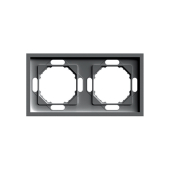 PFR00-5002-09 Рамка 2-местная, антрацит.