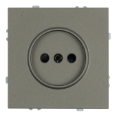 RST16-5109-09 Розетка 1-местная с защитной шторкой,б/з,250В,16А,антрацит