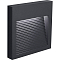 DH204 5W, 4000K, IP65, квадрат, серый 120*18*120мм Светильник уличный,накладной Feron