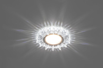 CD910 прозрачный MR16 50W G5.3 12V с белой LED подсветкой 4000К