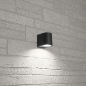 DH014 черный 35W GU10 230V IP54 92*68*81 без лампы (на стену)