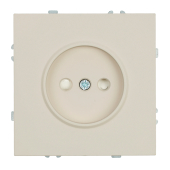 RST16-5109-08 Розетка 1-местная с защ.шторкой (механизм),б/з,250В,16А,кашемир.