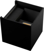DH012 черный 2*3W 450Lm 3000K 100*100*100