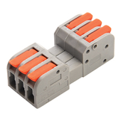LD221-423 (упак 40 шт) клемма 6-проводная STEKKER
