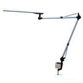 DE1723 60LED 5W 230V, с кабелем длиной 185см, струбцина, серебро