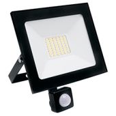 SFL80-50 50W 6400K 4500 Lm AC220V/50Hz IP65 черный с датчиком 