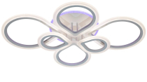 Светильник декоративный MS 1120/6+1(Синий) Виго 144-147W Белый 3000-6000К диммируемый с ПДУ 8820Lm 8