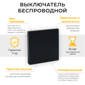 TM81 IP20 230V 500W одноклавишный, черный