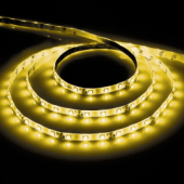 LS603/LED-RL 60SMD(3528)/m 4.8W/m 12V 1000*8*0.22mm  желтый на белом основании