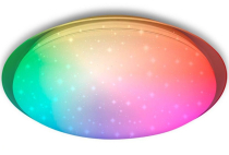 Светильник декоративный MS 1068 + RGB 72W 3000-6000К  IP20 AC180-240V с ПДУ Ø550 H70