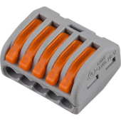 LD222-415 строительно-монтажные клеммы 5-проводные STEKKER