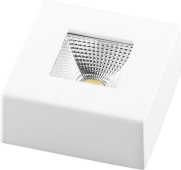 AL511 белый 5W 230V 400Lm 4000К IP20 58*58*28mm накладной 
