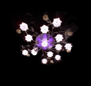 Светильник декоративный LV 8506/13 Хром/LED фиолетовый+белый