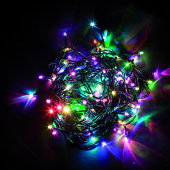 CL04 230V 40LED RGB IP20 с контроллером, шнур 1.5м 6000мм гирлянда