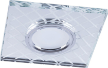 CD984 прозрачный хром MR16 50W G5.3 с LED подсветкой 4000К