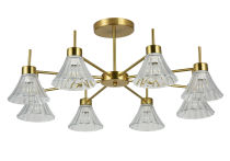 Светильник декоративный LV 9490/8 Дюнн Матовое золото Е14 40W 220-230V 790х790х310мм