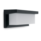 DH501 15W 230V Е27 IP54 черный, на стену 260*125*125мм