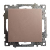GLS10-7103-02 Выключатель шампань 1-клавишный (механизм) 250В 10А