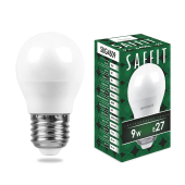 SBG4509 9W 230V E27 6400K G45 лампа светодиодная SAFFIT