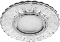 CD930 с белой LED подсветко MR16 G5.3 прозрачный хром.