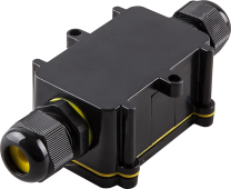 LD522 водонепроницаемая cоединительная коробка 450V, IP68, 125x55x36, черный
