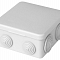 EBX10-27-44 Коробка разветвительная  7 вводов, белая 250/380В, 10А, IP44 КЭМ 5-10-7 (П)