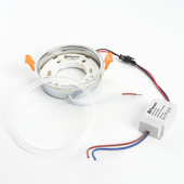 LB-4024 кольцо с подсветкой, 4W 20LED SMD2835 4000K с патронам GX53