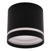 V 782 Чёрный 220V Max 15W GX53  IP20 Ø82 мм H78 мм