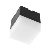 AL4022 3W 300Lm 4000K, пластик, черный 70*70*55мм 