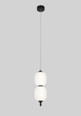 Светильник декоративный MS 1211/2 Диас 40W Чёрный 3000/4500/6500К AC220-230V 2100Lm 140х140х1200мм 