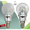 LB-40 6LED(3.5W) 230V E27 2700K матовая хром