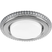 CD4036 20LED*2835 SMD 4000K, 15W GX53, без лампы,прозрачный,хром, 