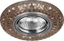 CD 877 коричневый/хром 12*2835 SMD, MR16 50W G5.3
