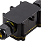LD522 Коробка распределительная водонепроницаемая на 2 выхода черный 450V 125х55х36