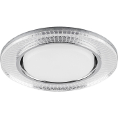 CD4038 20LED*2835 SMD 4000K, 15W GX53, без лампы,прозрачный,хром, 