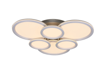 MS 1190/6 Пантон 120W Белый/чёрный 10200Lm диммируемый с ПДУ 830х830х145мм