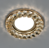 V 783 Золото 220/12V Max 9W GX5.3 MR16  IP20 Ø85 мм H35 мм